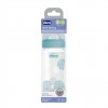 Μπιμπερό γυάλινο Well Being σιελ με θηλή σιλικόνης 240ml 0Μ+ Chicco A50-28721-20