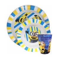Stor Minions Βρεφικό Πιάτο, Μπολ & Ποτηράκι 3τμχ (20-89850-01) CHICCO