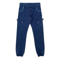 Παιδικό παντελόνι cargo για αγόρι μπλε 223-111102-2 Funky