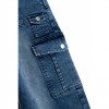 Εφηβικό Παντελόνι Jean Cargo για κορίτσι Μπλε Τζιν 225-512100-1 Funky