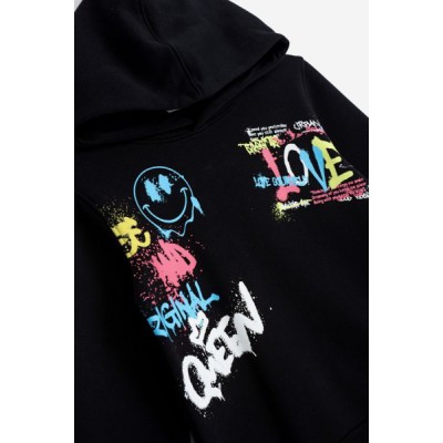 Παιδικό σετ κολάν-μπλούζα για κορίτσι Μαύρο 225-517110-1 Funky