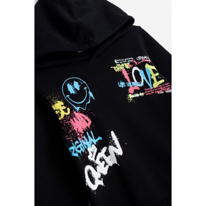 Παιδικό σετ κολάν-μπλούζα για κορίτσι Μαύρο 225-517110-1 Funky