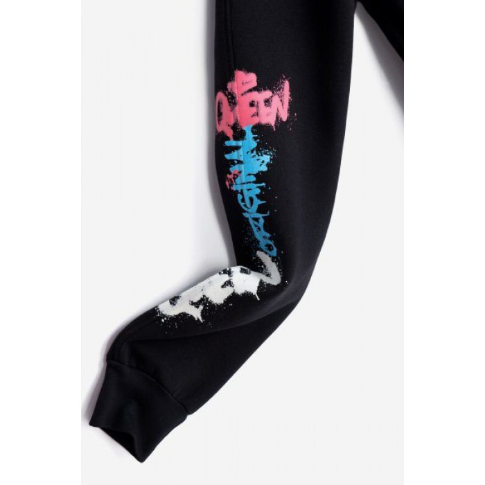 Παιδικό σετ κολάν-μπλούζα για κορίτσι Μαύρο 225-517110-1 Funky