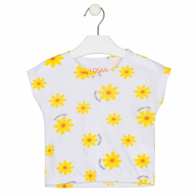 Παιδική μπλούζα crop top για κορίτσι 216-1205AL-001 Losan