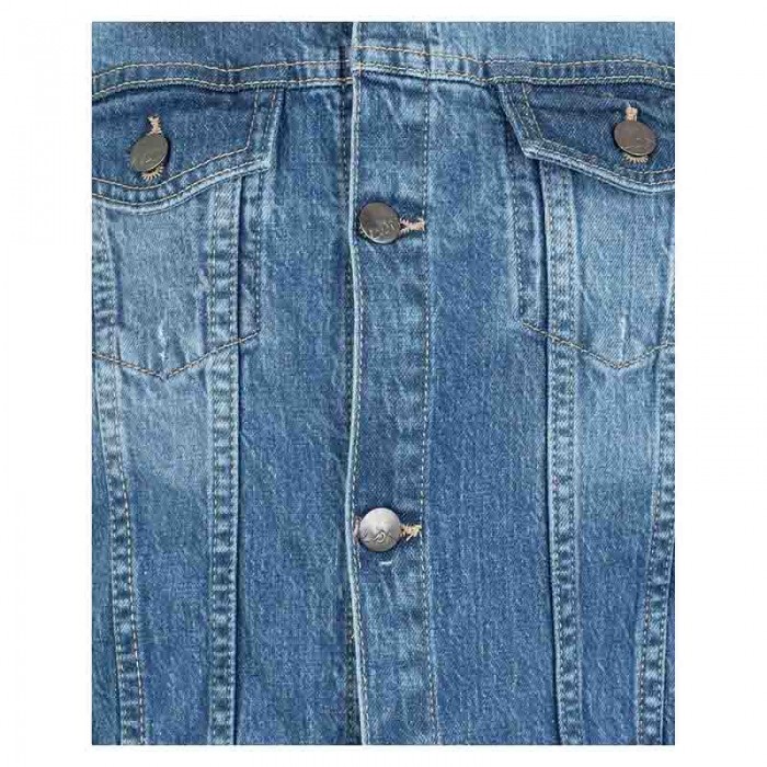 Παιδικό τζάκετ τζιν για κορίτσι μπλε 31G-2001AL-DENIM Losan