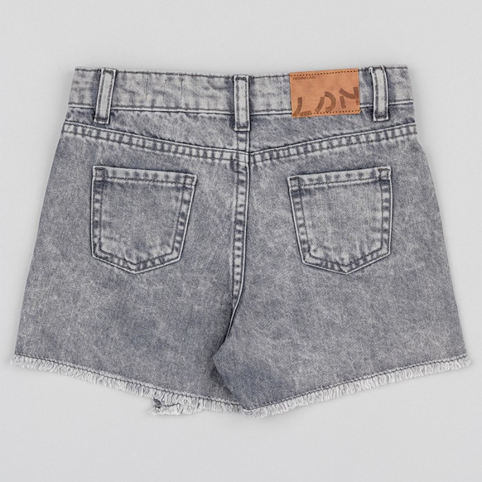 Παιδικό σορτς για κορίτσι black denim LJGAP0603-23003 Losan