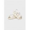 Βρεφικά σανδάλια για κορίτσι λευκά 24-09744-070 Mayoral Newborn