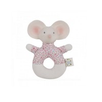 Κουδουνίστρα Με Μασητικό Λευκό/Ρόζ Meiya-Alvin  MA77144