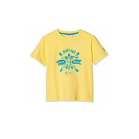 Παιδική μπλούζα κοντομάνικη για αγόρι κίτρινη Mexx 24048