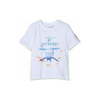 Παιδική μπλούζα κοντομάνικη για αγόρι λευκή Mexx 192212