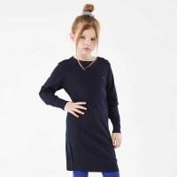 Παιδικό φόρεμα Flatknit για κορίτσι μπλε navy Mexx ZN0944016G