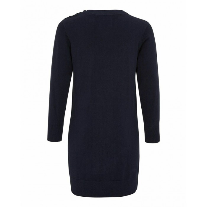 Παιδικό φόρεμα Flatknit για κορίτσι μπλε navy Mexx ZN0944016G