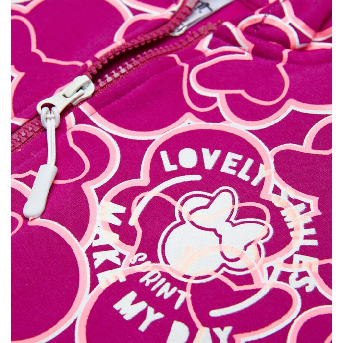 Βρεφικό/παιδικό σετ φόρμας φούτερ για κορίτσι Βιολετί 242-2016-870 Sprint