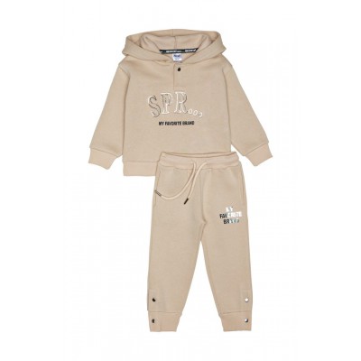 Παιδικό σετ φόρμας για αγόρι μπεζ 242-2046-961 Spint