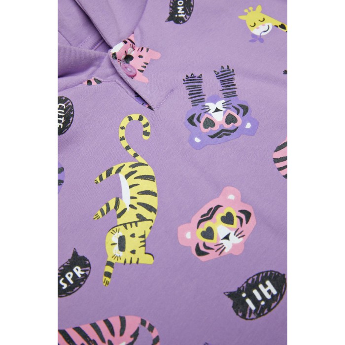 Βρεφικό/Παιδικό σετ φόρμας για κορίτσι λιλά 242-2000-837 Spint