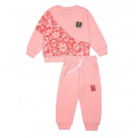 Παιδικό σετ φόρμας για κορίτσι ροζ 242-2003-454 Spint