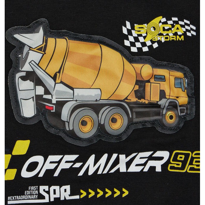 Βρεφικό/Παιδικό σετ φόρμας για αγόρι μαύρο 242-1041-200 Sprint