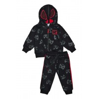 Βρεφικό/Παιδικό σετ φόρμας για αγόρι μαύρο 242-1024-200 Sprint