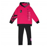 Παιδικό σετ κολάν φούτερ για κορίτσι Βιολετί 242-4008-870 Sprint