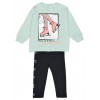 Βρεφικό/Παιδικό σετ κολάν-μπλούζα για κορίτσι μέντα 242-2034-530 Sprint