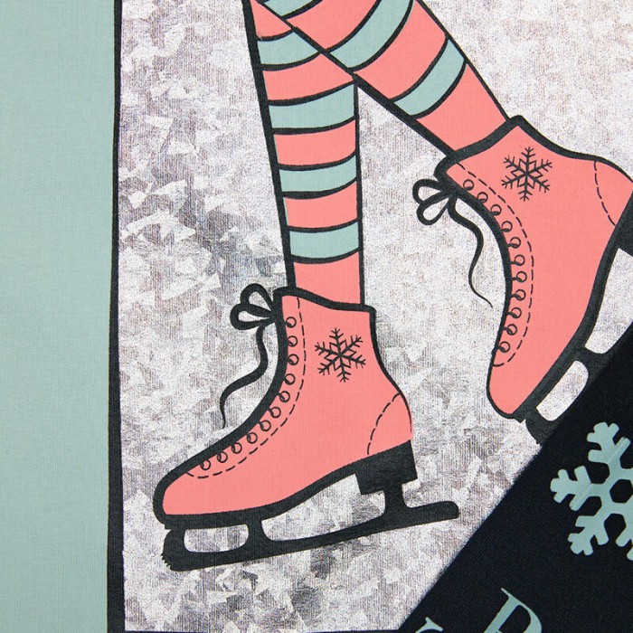 Βρεφικό/Παιδικό σετ κολάν-μπλούζα για κορίτσι μέντα 242-2034-530 Sprint