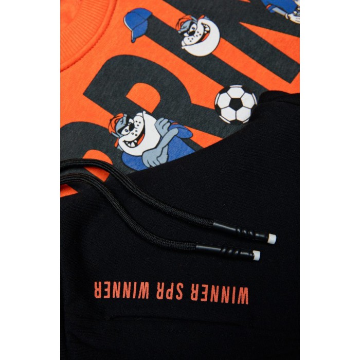 Βρεφικό/Παιδικό σετ φόρμας για αγόρι πορτοκαλί 242-1004-710 Spint