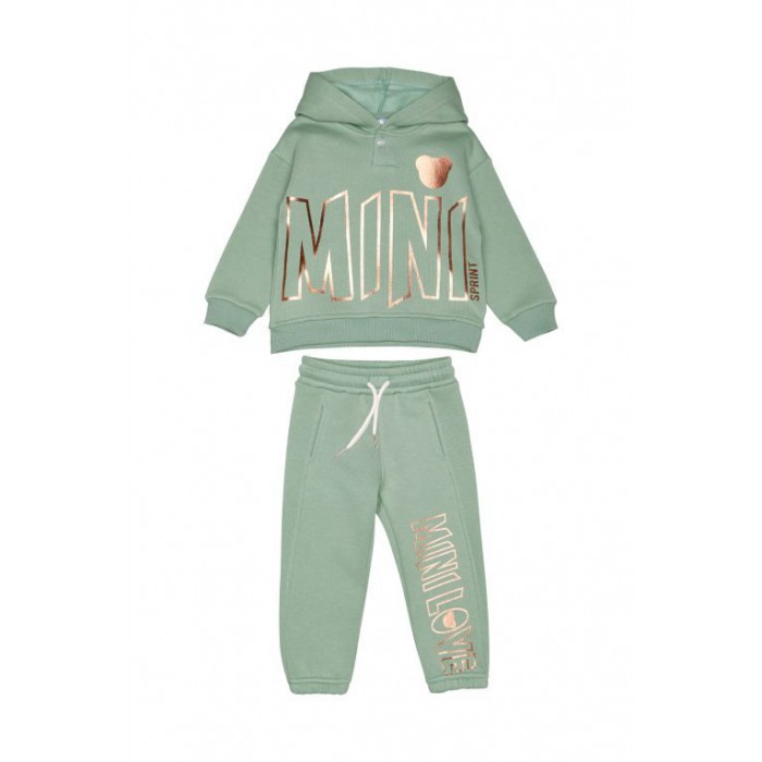 Βρεφικό/Παιδικό σετ φόρμας για κορίτσι μέντα 242-2009-542 Sprint