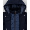 Παιδικό παλτό με κουκούλα για αγόρι Navy LKBAP0101-23002 Losan