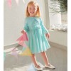 Παιδικό φόρεμα αμάνικο για κορίτσι aquamarine 48313-00-Β884-4155 I DO