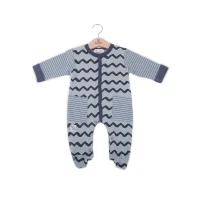 Βρεφικό φορμάκι για αγόρι γκρί Baby Bol 21822-9