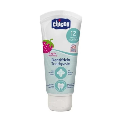 Οδοντόπαστα με γεύση Φράουλα με Φθόριο 12m+ 50ml Chicco 07429-00