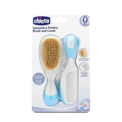 Βούρτσα-Χτένα Φυσική Τρίχα Blue Chicco 06569-20