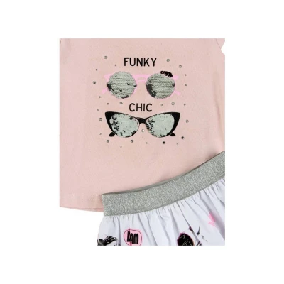 Παιδικό Σετ Για Κορίτσι Με Φούστα Ροζ Funky 121-742100-1