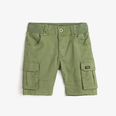 Παιδική βερμούδα για αγόρι hedge green 124-313102-2 Funky