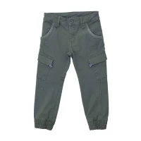 Παιδικό παντελόνι cargo για αγόρι χακί 223-311104-2 Funky
