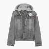 Παιδικό τζάκετ τζιν γκρί 31F-2001AL-GREY DENIM Losan