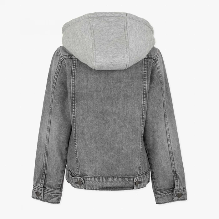 Παιδικό τζάκετ τζιν γκρί 31F-2001AL-GREY DENIM Losan