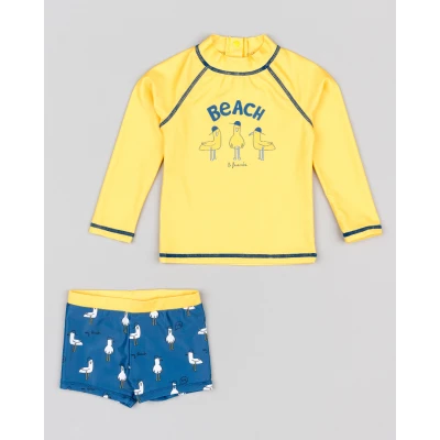 Παιδικό μαγιό σετ για αγόρι LBBAP0703-24005-YELLOW Losan