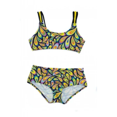 Παιδικό Μαγιό Bikini με λαχούρια S4-121-140 πολύχρωμο Tortue